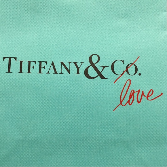 Rare Tiffany & Co. "Love" Medium Paper Gift Bag - Picture 4 of 6